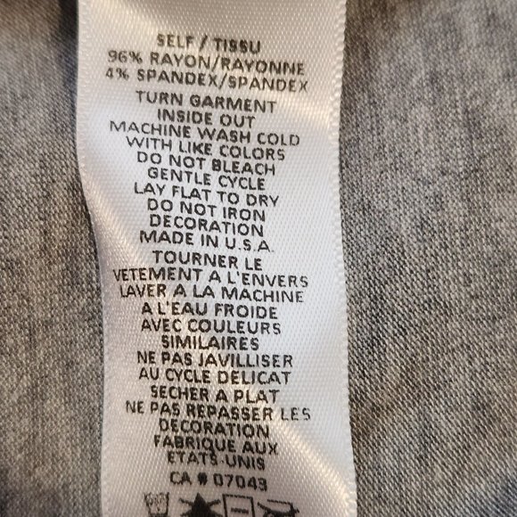 Edista Las Angeles Womens Shirt, Gray, size S - Picture 6 of 6